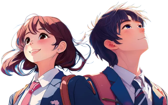 生徒のイラスト