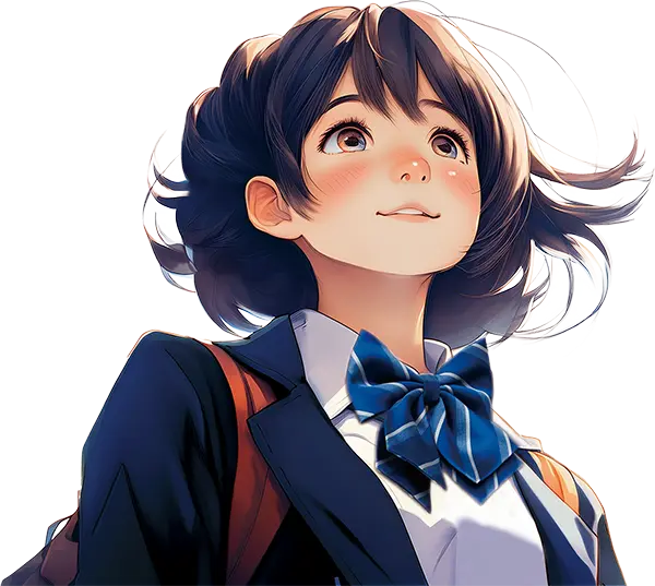 生徒のイラスト