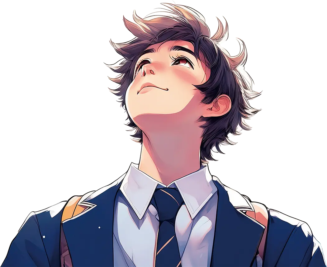 生徒のイラスト