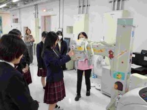 看護医療コース　京都医療科学大学見学に行きました