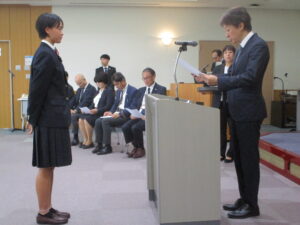 校長の目（理事長表彰①）