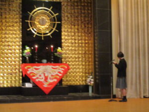 校長の目(講堂礼拝)