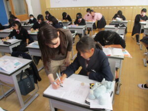 校長の目(今日の授業の様子①)