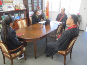 校長の目（朝の礼拝）