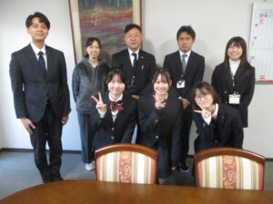 校長の目(留学生壮行会)