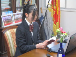 校長の目(朝の礼拝)