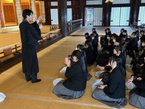 校長の目（高3 本山研修）