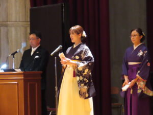 校長の目（高校卒業式①）