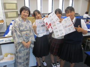 校長の目（今日の伝統文化授業）