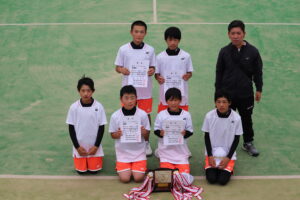 校長の目（中学ソフトテニス男子個人戦）