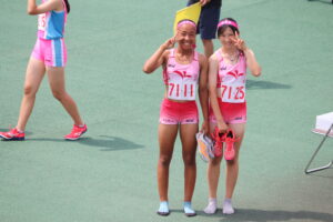 校長の目（中学陸上府大会①）